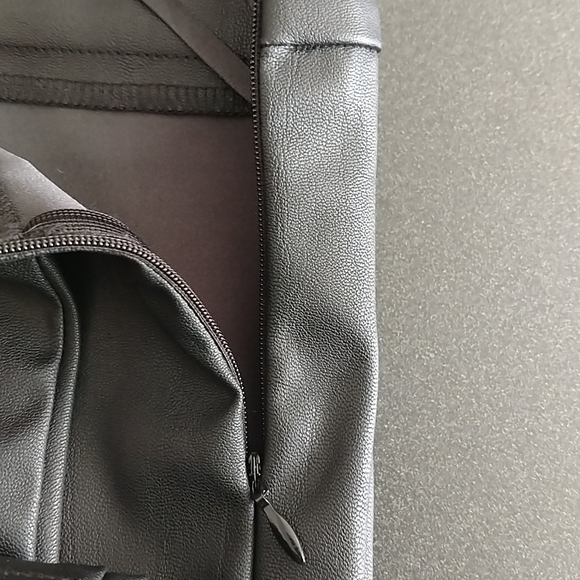 Leather faux Moto Pants size 20 - Picture 6 of 6